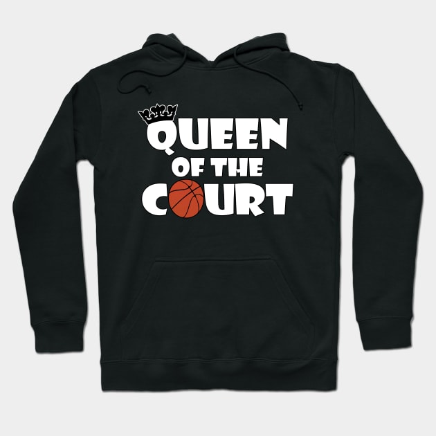 Girls Basketball Queen of the Court Hoodie by Sports Stars ⭐⭐⭐⭐⭐